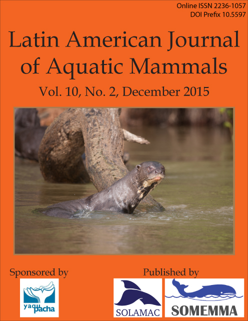 					View Vol. 10 No. 2 (2015): Special Issue on Giant River Otter Pteronura brasiliensis
				